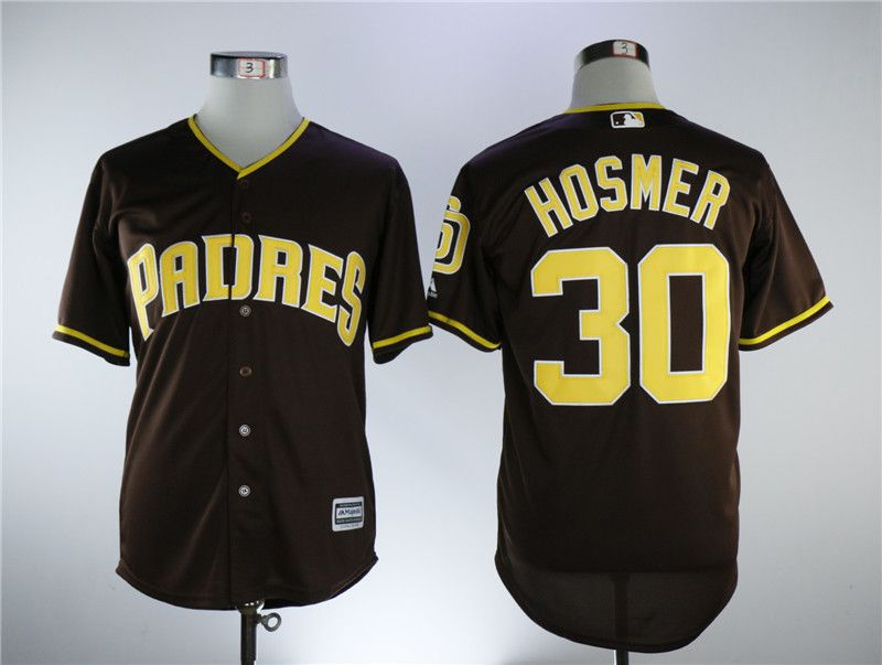 Men San Diego Padres #30 Hosmer Coffee Game MLB Jerseys